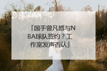 国手曾凡博与NBA球队签约？工作室发声否认